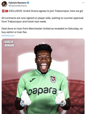 Trabzonspor’un 8. transferi Onana’nın hikayesi! Yokluktan zirveye